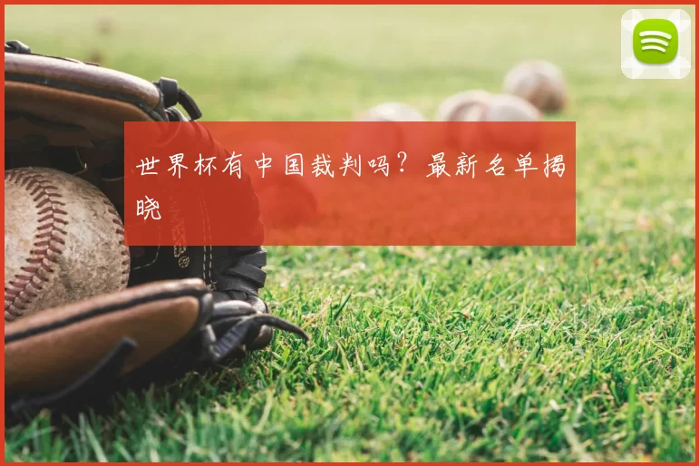 世界杯有中国裁判吗？最新名单揭晓